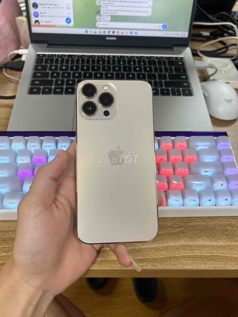 Apple iPhone 13 Pro Max 28GB Vàng Gold 98% zin. Mua bán Điện thoại tại Quận Nam Từ Liêm Hà Nội được đăng bởi Đinh Xuân Duy hình 1