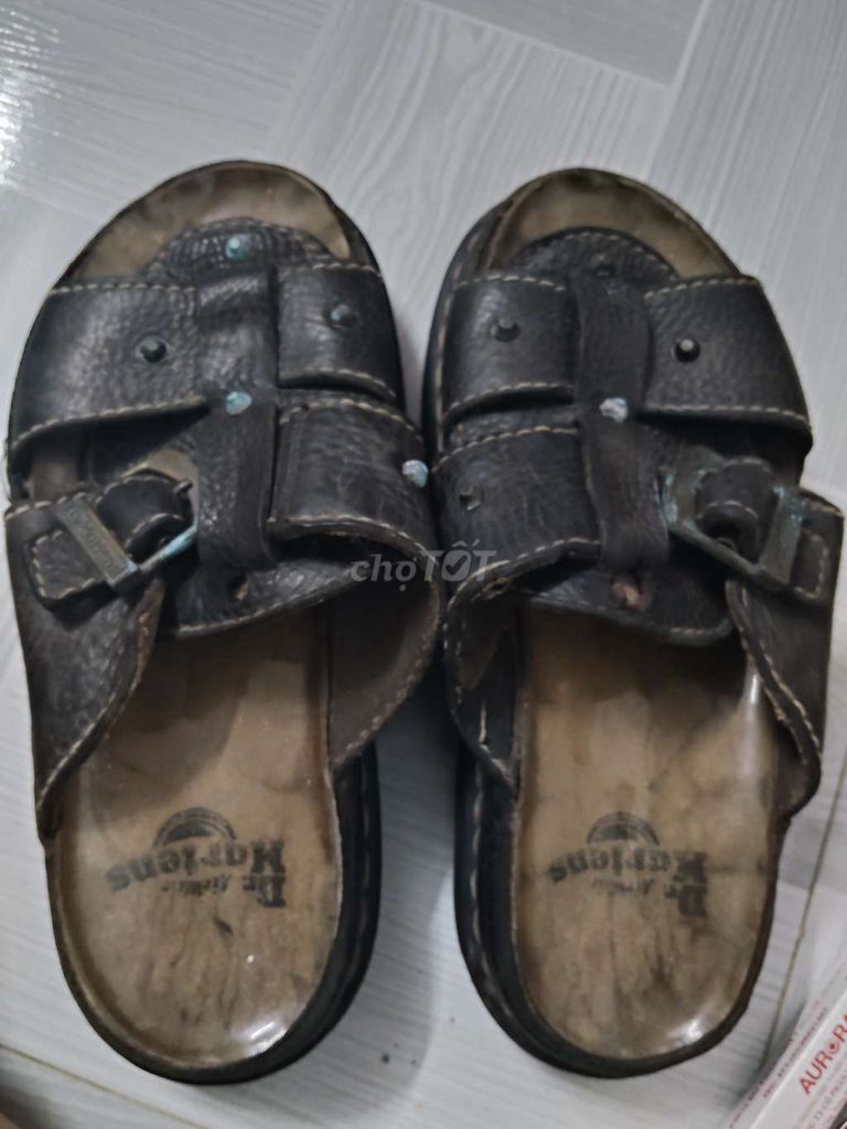 Dép Dr. Martens Nam Da Đen 39-40. Mua bán Giày dép tại Huyện Phú Tân An Giang được đăng bởi y tế An Nhiên  hình 1