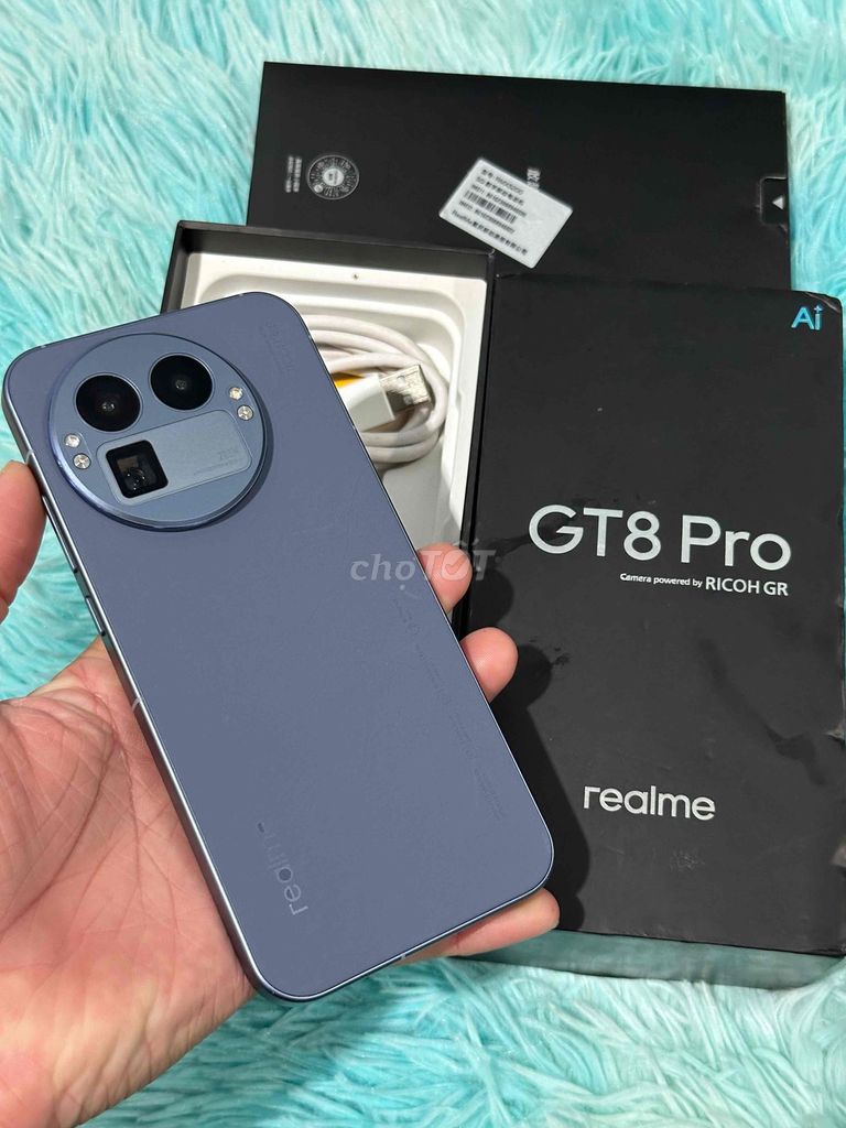 Realme GT 8 Pro 12/256GB xanh fullbox 99 đủ pk. Mua bán Điện thoại tại Thành phố Thủ Dầu Một Bình Dương được đăng bởi Hoàng hải hình 1
