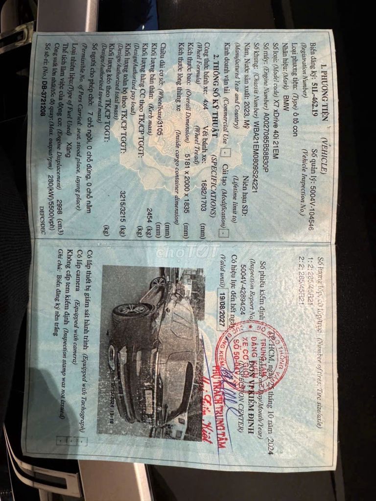 BMW X7 M-Sport LCI  sản xuất 2023 Model 2024. Mua bán Ô tô tại Quận 7 Tp Hồ Chí Minh được đăng bởi PHÁT ĐẠT LUXURY CAR hình 11