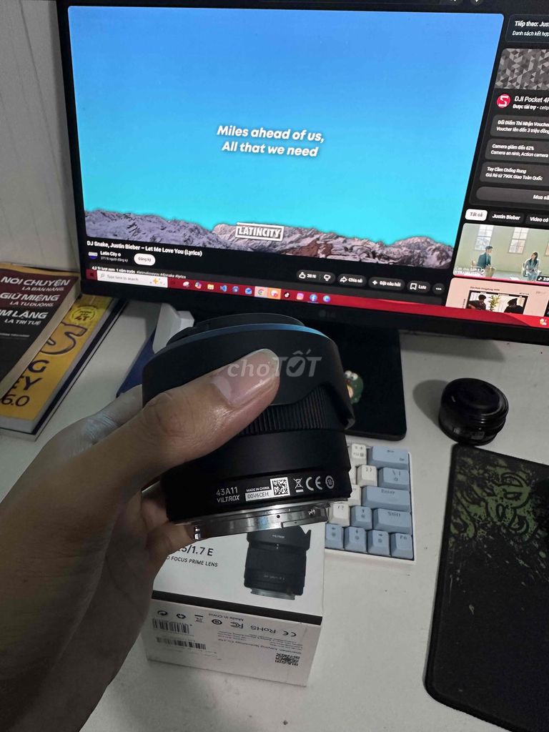 Ống kính Viltrox 25mm f1.7 Sony E Như mới. Mua bán Máy ảnh, Máy quay tại Thành phố Thuận An Bình Dương được đăng bởi yancing hình 1