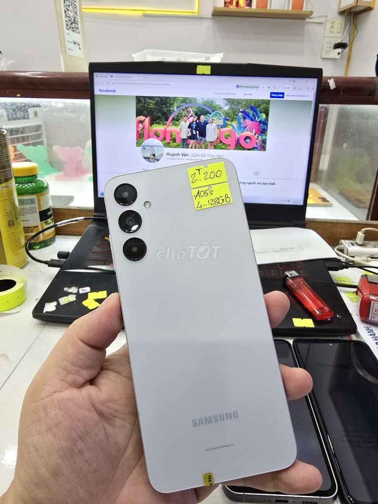 Samsung A05S 4GB 128GB . Mua bán Điện thoại tại Thành phố Long Xuyên An Giang được đăng bởi Facebook Cầm Đồ Thúy Vân hình 1