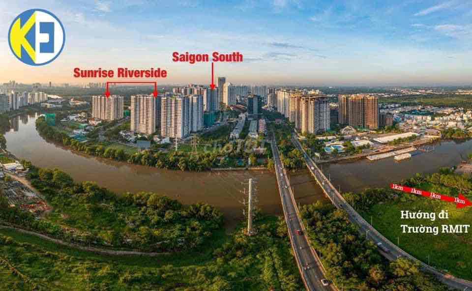 Bán căn hộ Sunrise Riverside - Tháp H lầu cao view Nam- 94 m2