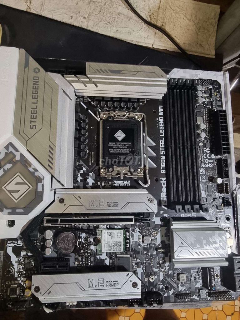 Bo mạch chủ ASRock B760M Steel Legend WiFi D5. Mua bán Linh kiện (RAM, Card...) tại Thành phố Thủ Đức Tp Hồ Chí Minh được đăng bởi Nguyễn công thành hình 1