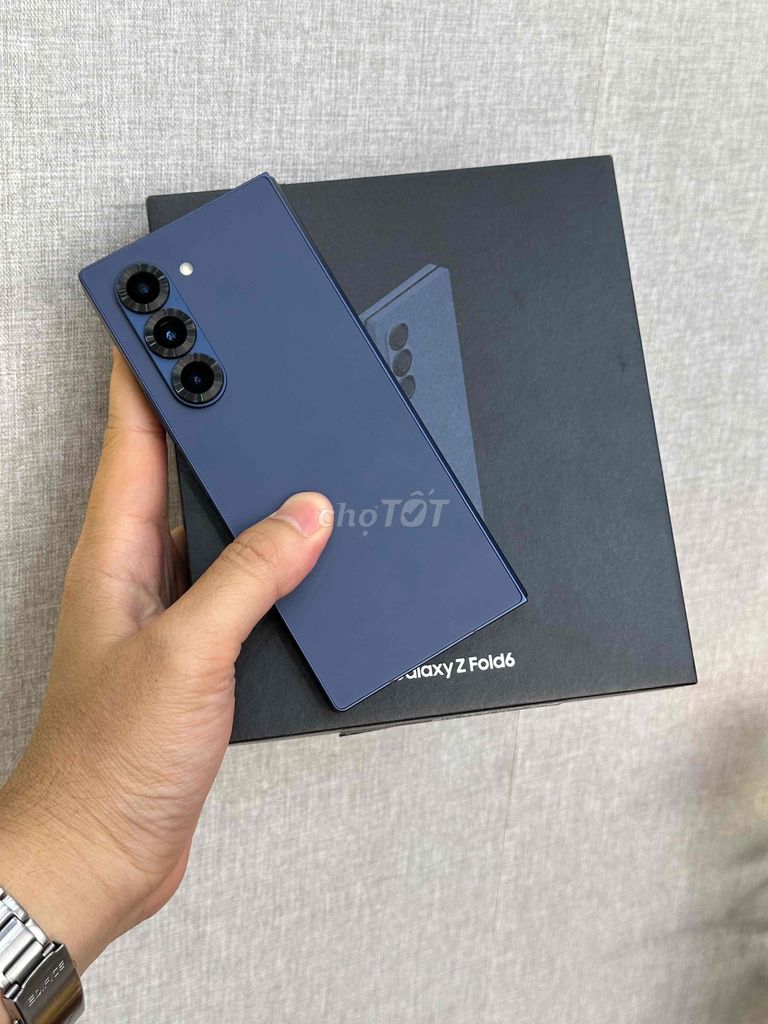 z fold 6 12/256GB Xanh navy Fullbox VN đẹp keng. Mua bán Điện thoại tại Quận Ninh Kiều Cần Thơ được đăng bởi Quý Mobile Cần thơ hình 1