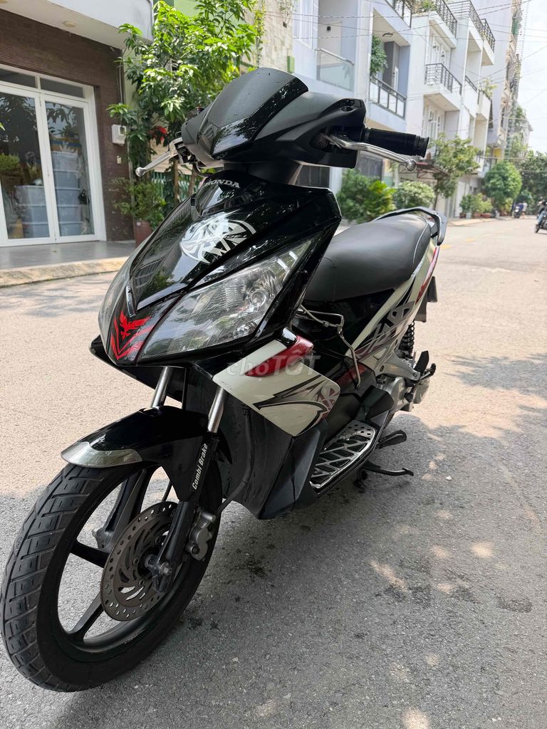 Honda Air Blade 2008 черно-бело-красный