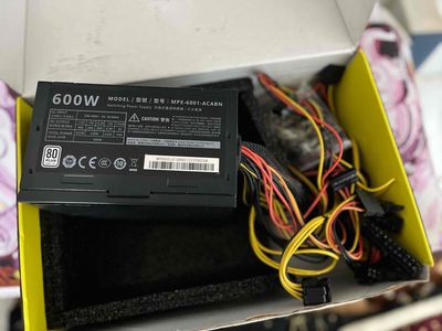 Nguồn máy tính Cooler master Elite 600W V4. Mua bán Linh kiện (RAM, Card...) tại Quận Hoàng Mai Hà Nội được đăng bởi Thắng PC