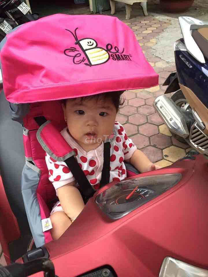 Ghế ngồi xe máy Beesmart X1 Hồng. Mua bán Mẹ và bé tại Quận 8 Tp Hồ Chí Minh được đăng bởi Loan hình 1
