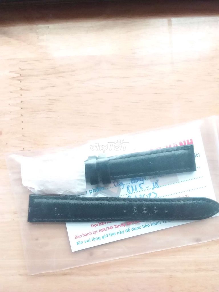 Dây đồng hồ da đen. Mua bán Phụ kiện thời trang khác tại Thành phố Thuận An Bình Dương được đăng bởi Trần Dương hình 1