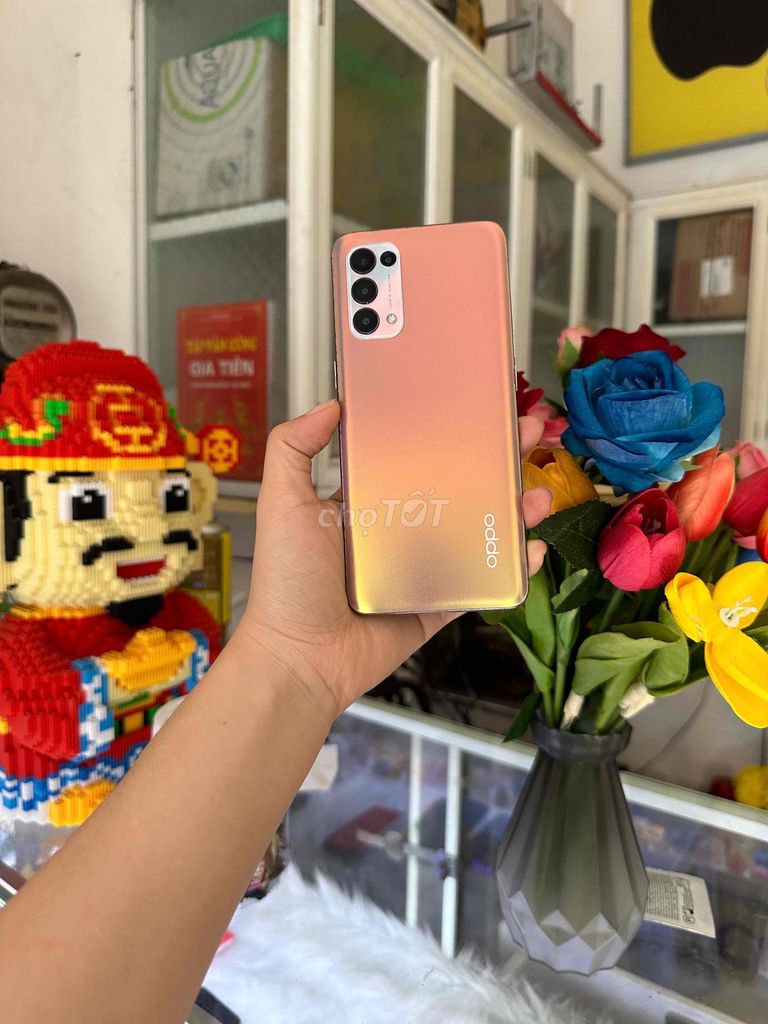Oppo Reno 5 128GB Vàng hồng. Mua bán Điện thoại tại Quận Hải Châu Đà Nẵng được đăng bởi Kim Phước hình 1