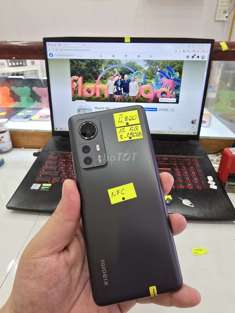 Xiaomi 12 Xám 256GB. Mua bán Điện thoại tại Thành phố Long Xuyên An Giang được đăng bởi Facebook Cầm Đồ Thúy Vân hình 1