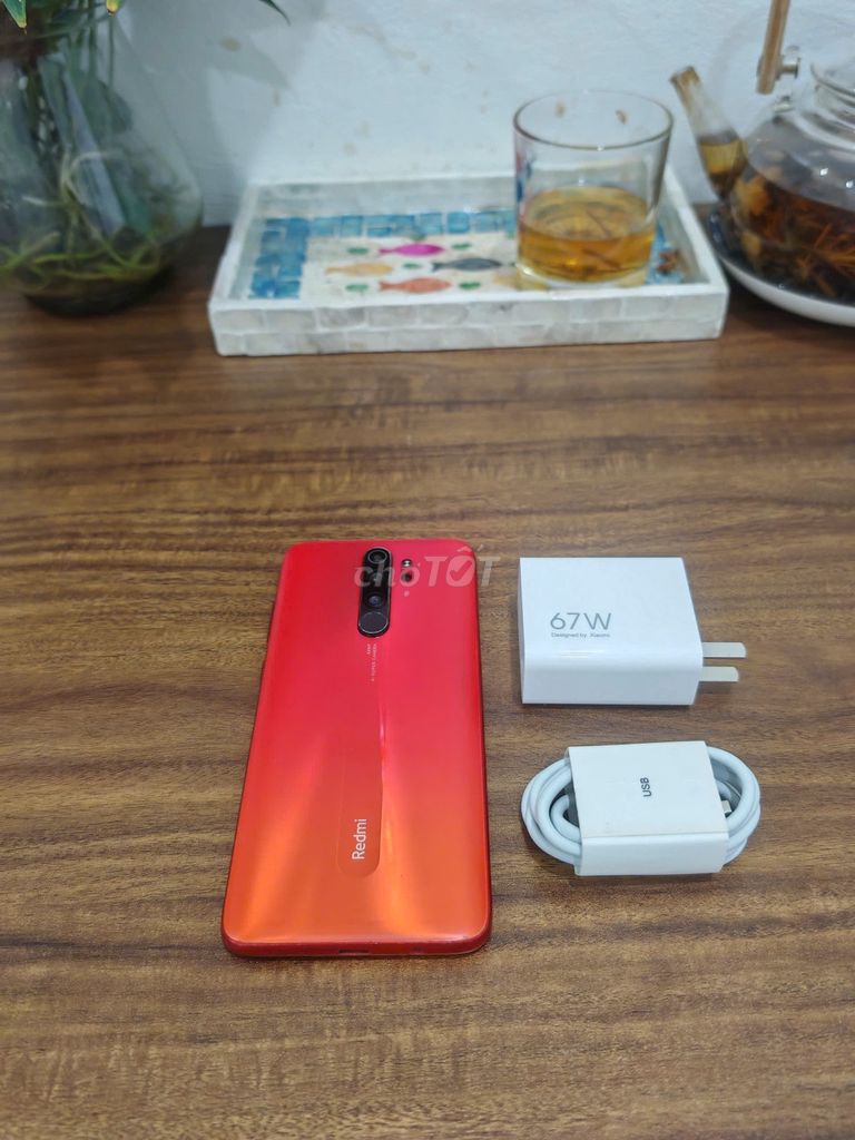 Redmi Note 8 Pro Đỏ 6/64 sạc 67w có ship COD. Mua bán Điện thoại tại Quận Hoàng Mai Hà Nội được đăng bởi Trần Ngọc Hiếu hình 1