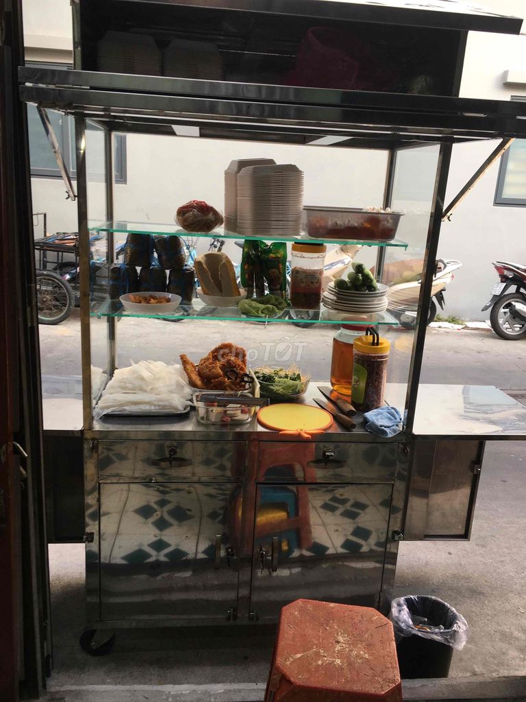 xe inox, n100*r50*c180,hai cánh phụ50cm có cửa sau. Mua bán Phương tiện khác tại Quận Tân Phú Tp Hồ Chí Minh được đăng bởi Ngoc Thanh hình 1