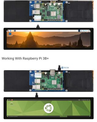 Màn hình Raspberry 11.9 inch cảm ứng điện dung.