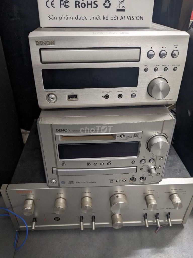 Amply Denon Bạc Nguyên zin hoạt động tốt. Mua bán Tivi, Âm thanh tại Quận Cầu Giấy Hà Nội được đăng bởi DŨNG DỄ DÃI LUXURY hình 1