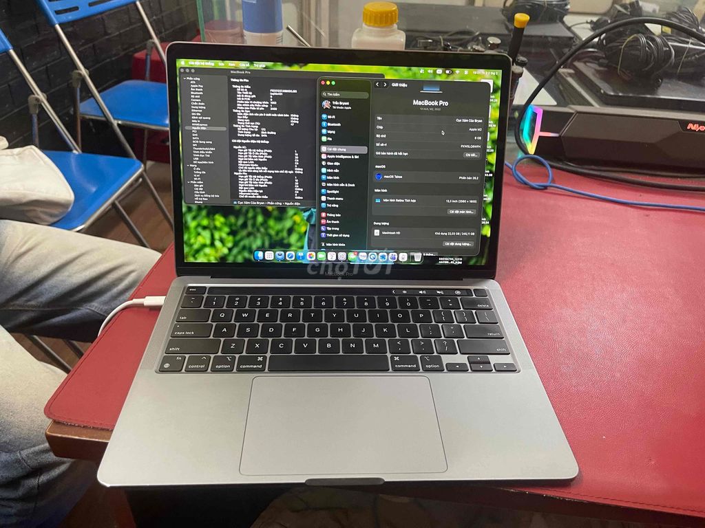 Apple MacBook Pro M2 8GB/256GB Xám. Mua bán Laptop tại Quận Bình Thạnh Tp Hồ Chí Minh được đăng bởi Chí Hướng Smartphone Cs HN hình 1