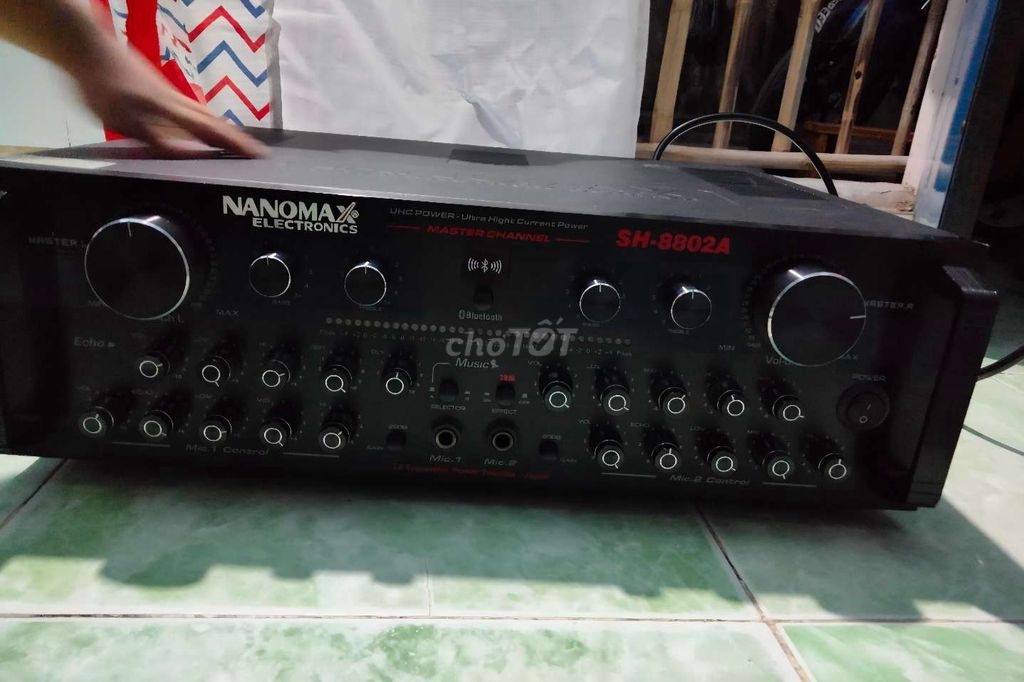 Ampli NANOMAX SH-8802A Đen. Mua bán Tivi, Âm thanh tại Thị xã Bình Minh Vĩnh Long được đăng bởi Tùng DIY hình 1