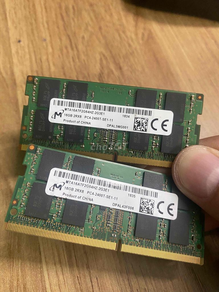 Ram 16G ddr4 Bus 2400mhz Micron zin us Good