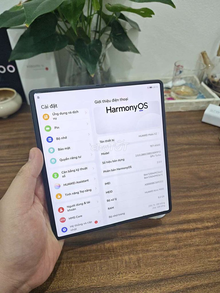 Huawei Mate X2 256GB Đen 8GB. Mua bán Điện thoại tại Thành phố Phan Thiết Bình Thuận được đăng bởi Quoc Vinh hình 1