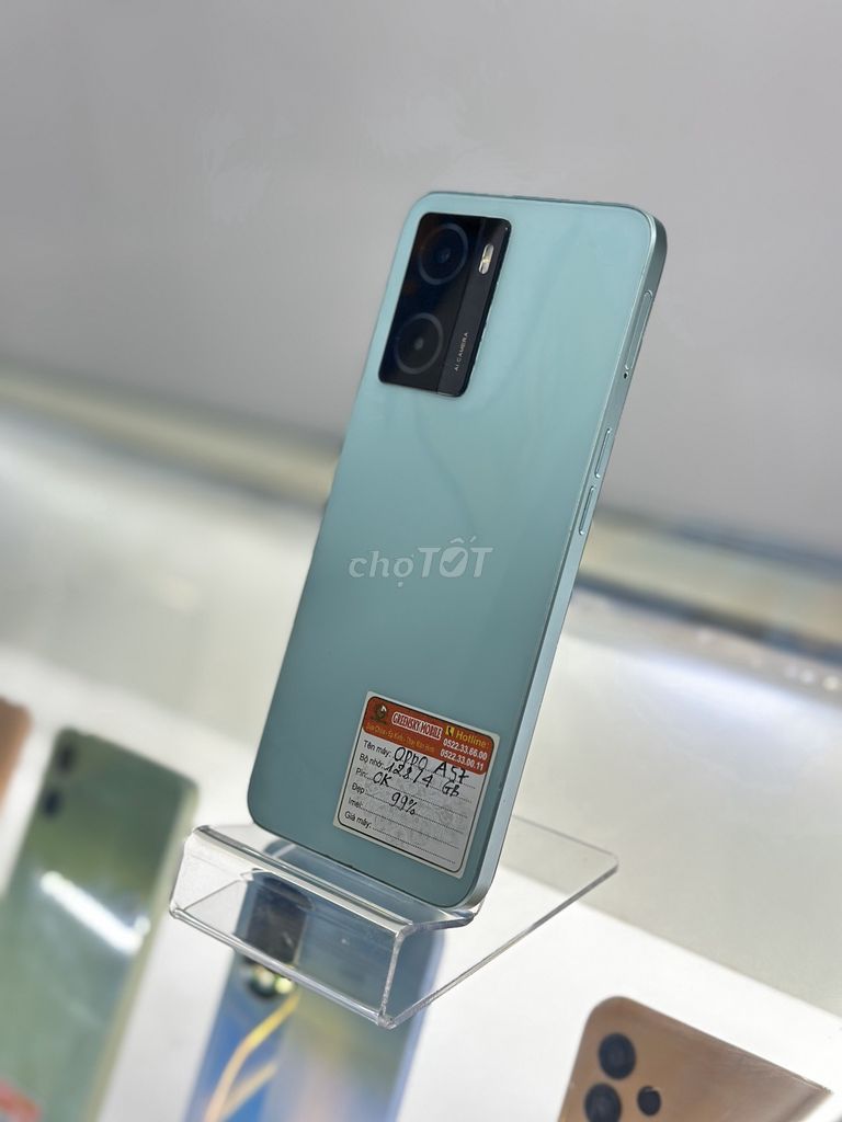 Oppo A57 4+4GB/128GB Xanh. Mua bán Điện thoại tại Quận Ninh Kiều Cần Thơ được đăng bởi Greenskytech hình 1