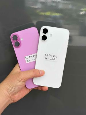16 Plus 256GB Hồng, Trắng Qte Mỹ Pin 100 sạc 1L