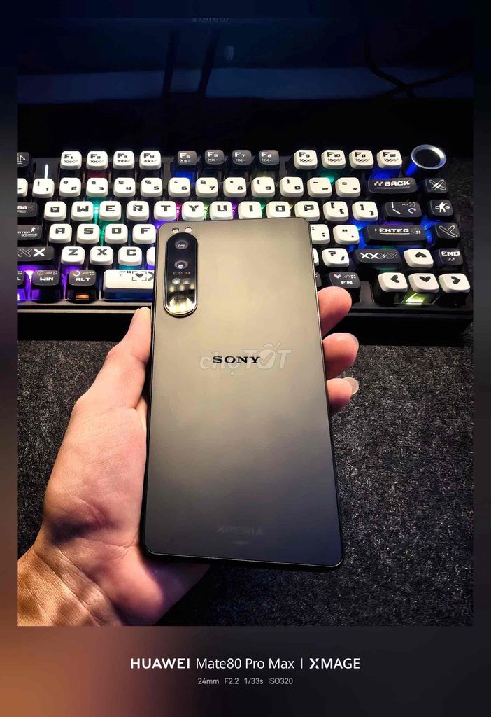 Sony Xperia 1 Mark IV 256GB Đen. Mua bán Điện thoại tại Quận 12 Tp Hồ Chí Minh được đăng bởi khải nam hình 1
