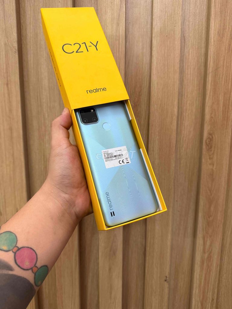 thanh lý Realme C21Y 4GB/64GB Xanh Đã sử dụng. Mua bán Điện thoại tại Quận Đống Đa Hà Nội được đăng bởi  HT Mobie Trả góp nợ xáu bao duyệt hình 1