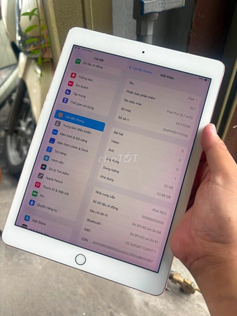 Apple iPad Pro 9.7 32GB Wifi + 4G Hồng. Mua bán Máy tính bảng tại Quận 12 Tp Hồ Chí Minh được đăng bởi Hội Đồ Điện Tử hình 1