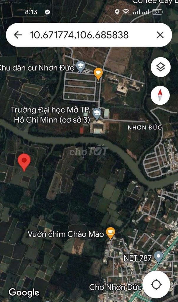 Bán đất giá rẻ chưa đến 800 ngàn/ m2