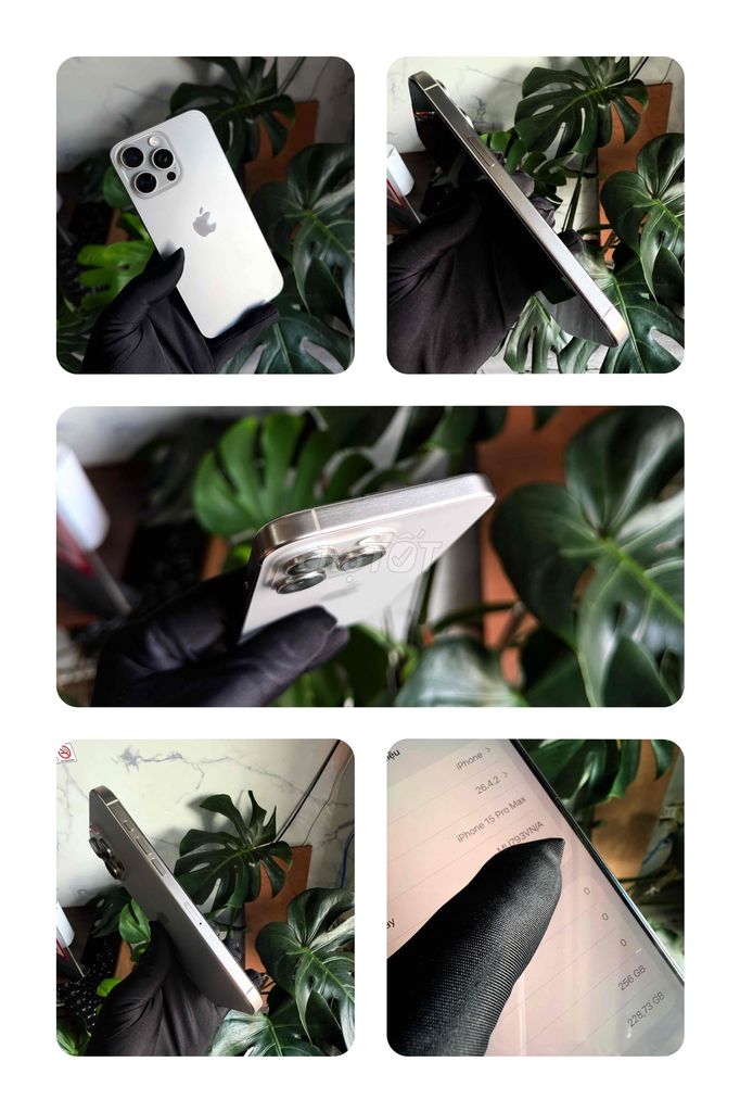 Apple iPhone 15 Pro Max 256GB nat VN/A Đã qua sử d. Mua bán Điện thoại tại Thành phố Vũng Tàu Bà Rịa - Vũng Tàu được đăng bởi Monkey Apple hình 1