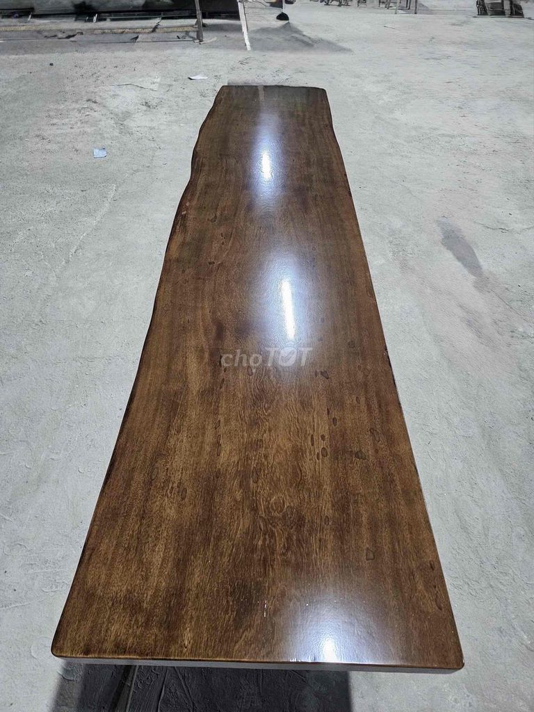 Bàn làm việc dài 310cm gỗ nguyên tấm