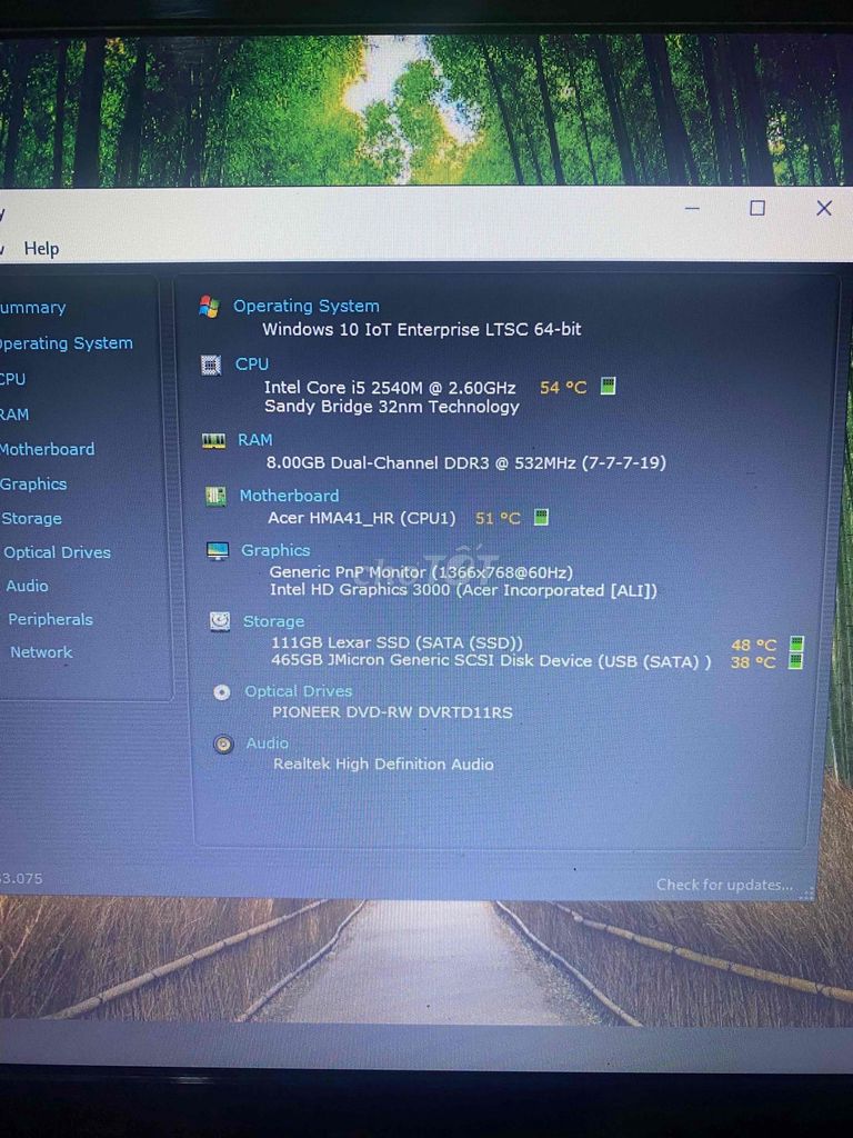 Acer Aspire 4740 i5-2540M 8GB/120GB. Mua bán Laptop tại Thành phố Mỹ Tho Tiền Giang được đăng bởi Mai Khánh Khánh hình 1