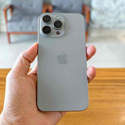 iPhone 15 ProMax 256GB Titan Natural Zin Ốc Áp