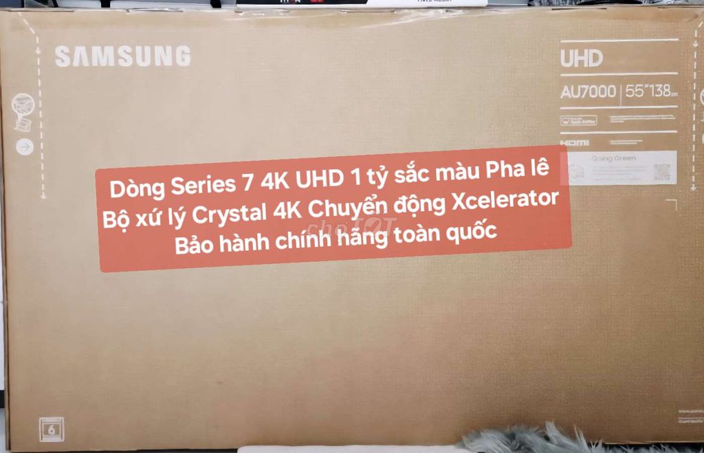 TV Samsung 55AU7000 55in Smart 4K Bảo Hành 09/2025. Mua bán Tivi, Âm thanh tại Quận 8 Tp Hồ Chí Minh được đăng bởi Nguyen nguyen hình 2