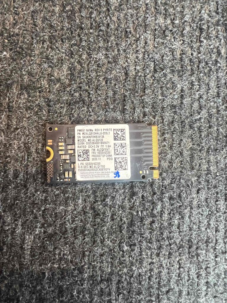 Ổ cứng NVMe Samsung PM991 Gen 4 512GB. Mua bán Linh kiện (RAM, Card...) tại Quận Phú Nhuận Tp Hồ Chí Minh được đăng bởi tiến tài 770 nguyễn kiệm p4 quận phú nhuận hình 1