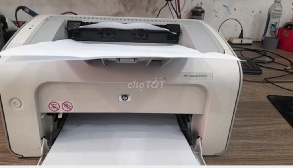 Máy in laser HP 1005 Trắng đen cũ. Mua bán Đồ dùng văn phòng tại Quận Bình Tân Tp Hồ Chí Minh được đăng bởi Hưng Thịnh Printer hình 1