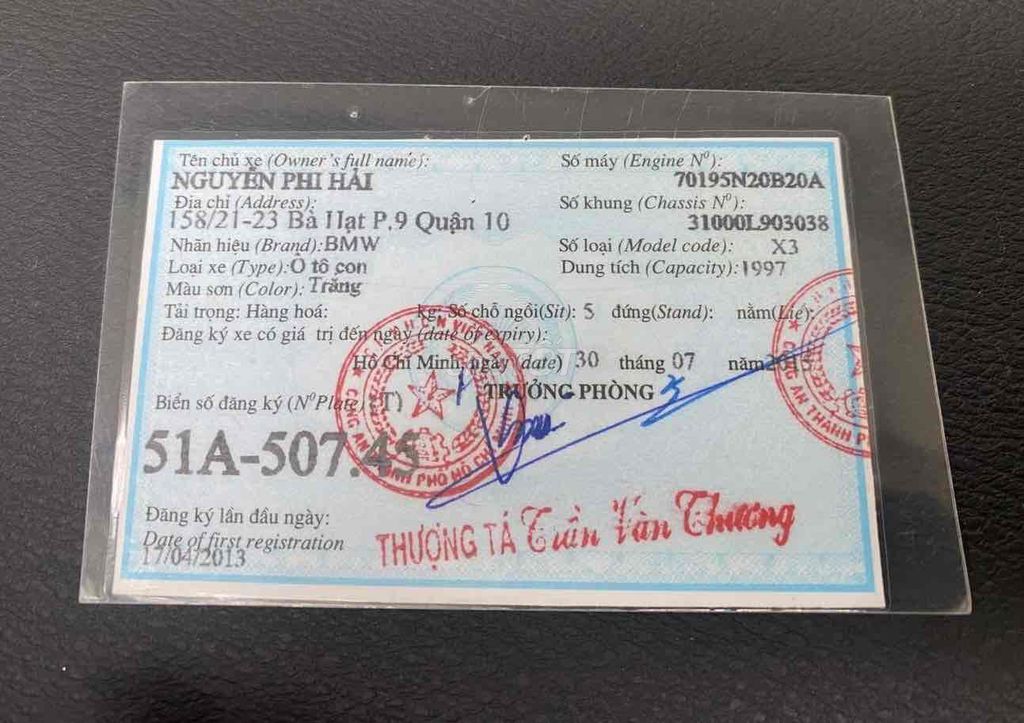 BMW X3 2012 xDrive20i - 72000 mile. Mua bán Ô tô tại Thành phố Thủ Đức Tp Hồ Chí Minh được đăng bởi Quoc PT hình 6