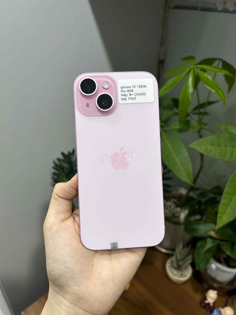 iPhone 15 128GB Hồng Quốc Tế Bản Sim Zin Ốc. Mua bán Điện thoại tại Huyện Hóc Môn Tp Hồ Chí Minh được đăng bởi SIRI STORE HCM hình 1