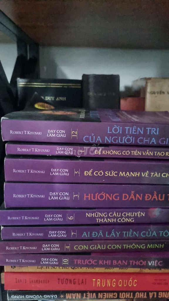 Combo Dạy con làm giàu. Mua bán Sách tại Thành phố Tây Ninh Tây Ninh được đăng bởi Gác Sách TN hình 1
