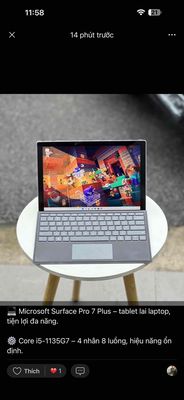 💻 Surface Pro 7 Plus i5/16GB/256GB – Mỏng nhẹ, đa. Mua bán Laptop tại Thành phố Biên Hòa Đồng Nai được đăng bởi TRƯƠNG HUY HOÀNG