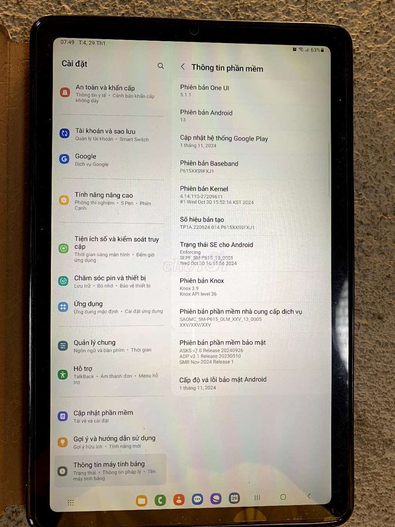 Samsung Galaxy Tab S6 Lite