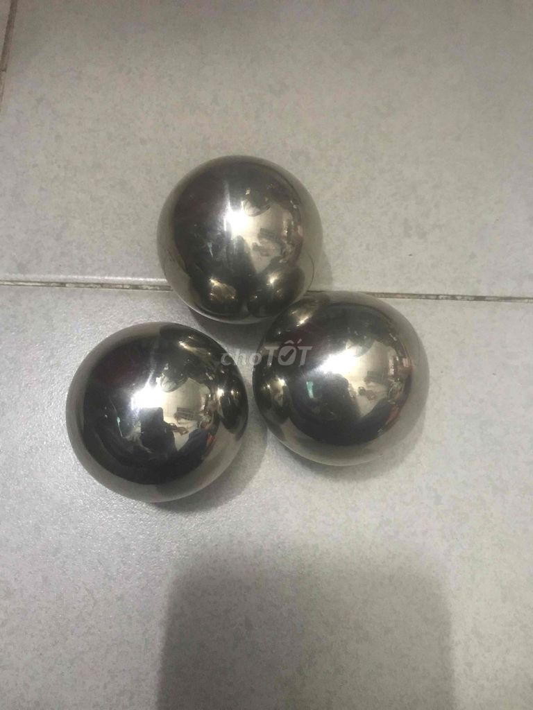 Bi inox 3 viên
