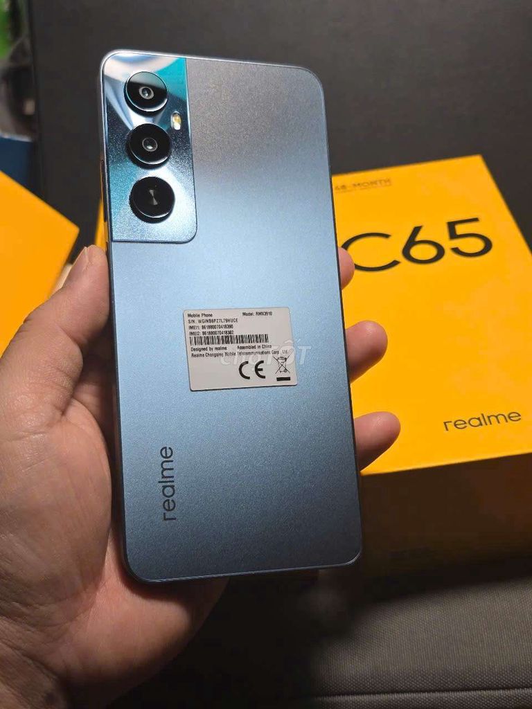 Realme C65 ram 6/128G chính hãng 2 sim BH 4/2025