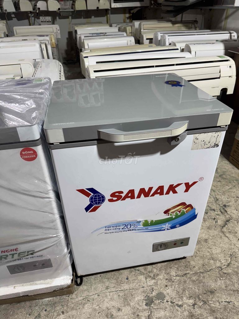 Tủ đông Sanaky 100l mới 96%