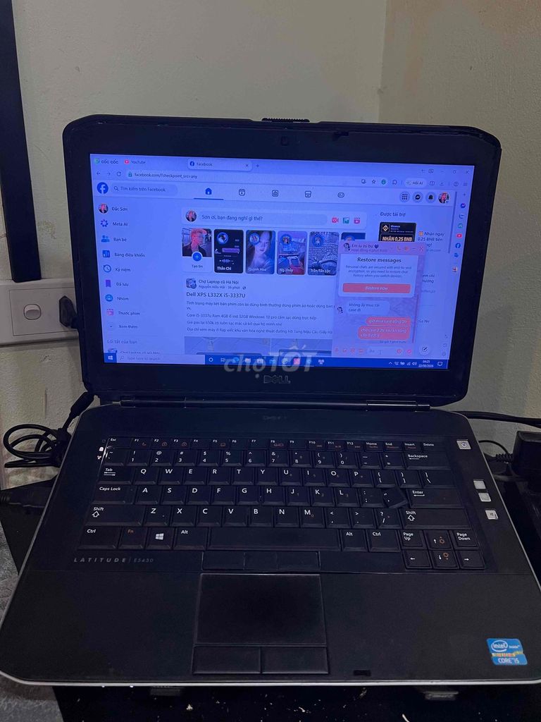 Dell E5430 i5 3210M 4GB/128GB Đen (cũ). Mua bán Laptop tại Huyện Hoài Đức Hà Nội được đăng bởi Son hình 1