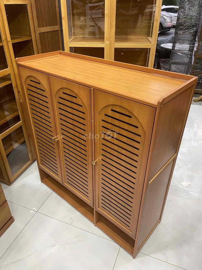 Tủ giày Gỗ Nâu Hiện đại 100x32x90cm. Mua bán Tủ, kệ gia đình tại Quận 12 Tp Hồ Chí Minh được đăng bởi TreCoDecor hình 1