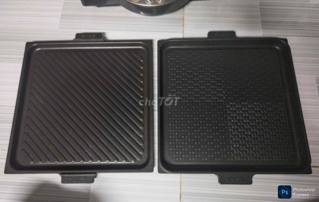 Nồi nướng Từ Toshiba nội địa 2 Mặt Nướng Gan đẹp