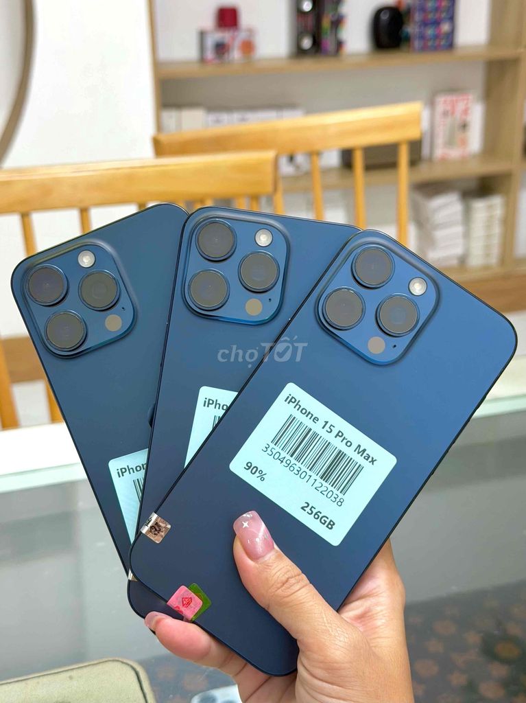 Apple iPhone 15 Pro Max 256GB Xanh Đã qua sử dụng. Mua bán Điện thoại tại Thành phố Long Xuyên An Giang được đăng bởi  Đặng Lý hình 1