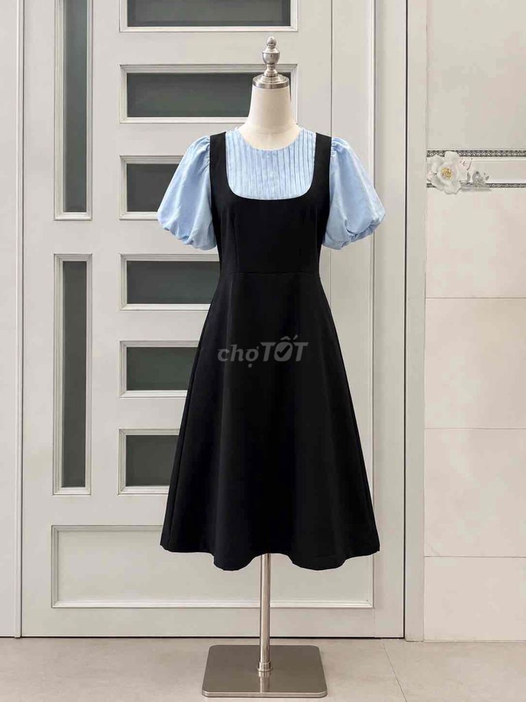 Đầm công sở Bemine Nữ Size S Đen, Xanh nhạt. Mua bán Quần áo tại Huyện Đức Hòa Long An được đăng bởi Trần Hương  hình 1
