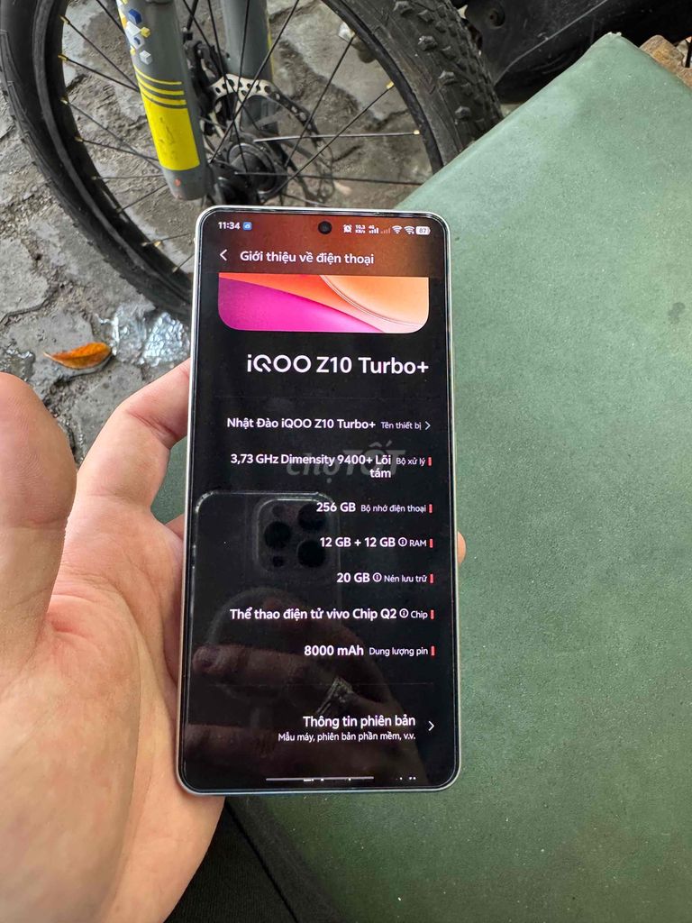 iQOO Z10 Turbo+ 256GB Trắng. Mua bán Điện thoại tại Quận Sơn Trà Đà Nẵng được đăng bởi Nhật Đào hình 1